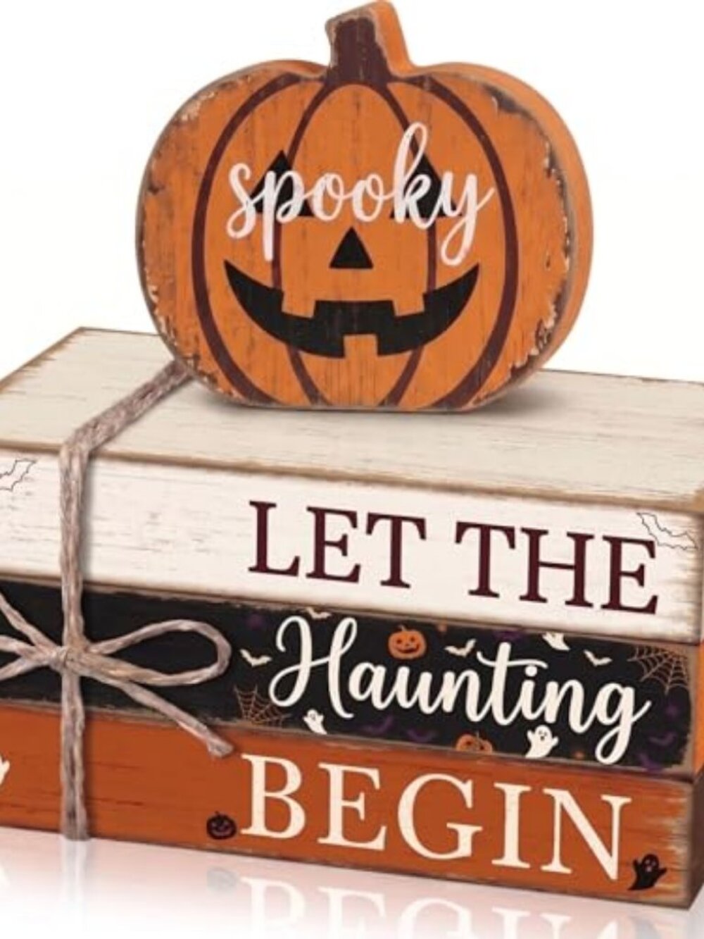 Halloween Pumpkin Decor Indoor, Halloween Table Decorations for Home